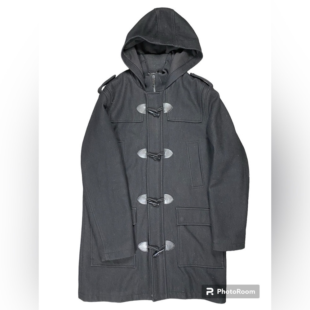 Guess hooded insulated wool coat women’s medium